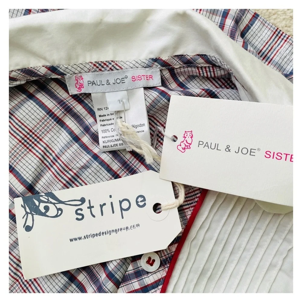 NWT ~ PAUL & JOE SISTER TOP / ANTHROPOLOGIE SIZE 4 - Picture 4 of 5